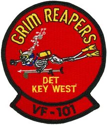 Fighter Squadron 101 (VF-101) Detachment Key West
Established as Fighter Squadron ONE HUNDRED ONE (VF-101) “Grim Reapers” on 1 May 1952. VF-101 merged with the Fleet All Weather Training Unit Atlantic (FAWTUALT) in Apr 1958. Disestablished on 30 Sep 2005. 

Grumman F-14A/B Tomcat, 1976-2005

