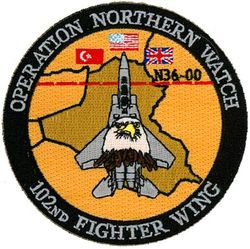 102d Fighter Wing Operation NORTHERN WATCH
