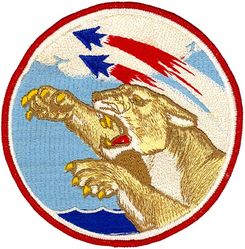 Fighter Squadron 103 (VF-103)
Established as Fighter Squadron ONE HUNDRED THREE (VF-103) on 1 May 1952. Redesignated Strike Fighter Squadron ONE HUNDRED THREE (VFA-103) in Feb 2005-.

Insignia. Approved in 1954 while flying the F9F-6, called the “Flying Cougars”, changed in 1958 when the received F8U and name changed to “Sluggers”.
