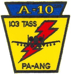 103d Tactical Air Support Squadron A-10

