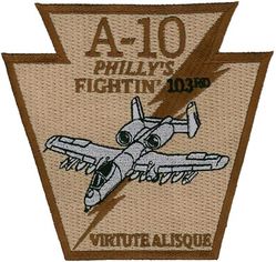 103d Fighter Squadron A-10
Keywords: desert