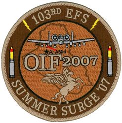103d Expeditionary Fighter Squadron Operation IRAQI FREEDOM 2007
Keywords: desert