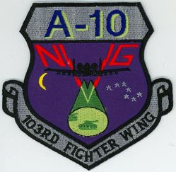 103d Fighter Wing A-10 Night Vision Goggles

