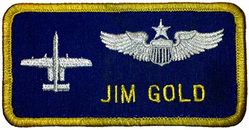 103d Fighter Squadron Name Tag
Donated by Lt. Col. Jim Gold
