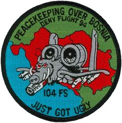 104th Fighter Squadron Operation DENY FLIGHT 1994

