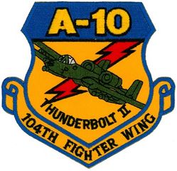 104th Fighter Wing A-10 
