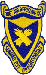 106th Air Refueling Squadron
Translation: SUMMO EST OPPORTUNITAS = There is Opportunity at the Top
