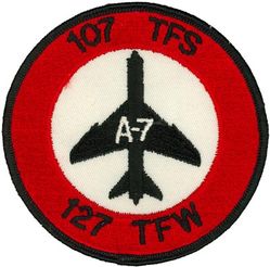 107th Tactical Fighter Squadron A-7
