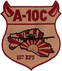 107th Expeditionary Fighter Squadron A-10C Operation INHERENT RESOLVE 
Keywords: desert