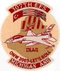 107th Expeditionary Fighter Squadron Operation NORTHERN WATCH
Keywords: desert