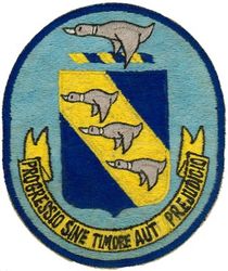 11th Bombardment Wing, Heavy 
Translation: PROGRESSIO SINE TIMORE AUT PRAEJUDICIO = Progress Without Fear or Prejudice
