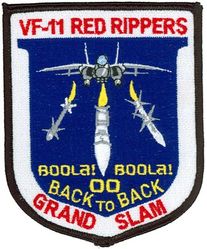 Fighter Squadron 11 (VF-11)  
VF-11 "Red Rippers"
2000
Grumman F-14D Tomcat
