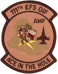 111th Expeditionary Fighter Squadron Operation IRAQI FREEDOM
Keywords: desert