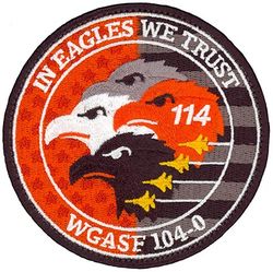 114th Fighter Squadron F-15 Morale
Made by Patrick Van Dam as a fundraiser to help support the family of F-15C pilot from the 44th Fighter Squadron that crashed on 10 Jun 2018, and needed substantial medical treatment requiring his family to relocate to be near him.
