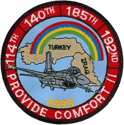 114th Fighter Wing, 140th Fighter Wing, 185th Fighter Wing, 192d Fighter Wing Operation PROVIDE COMFORT II 
