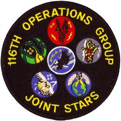 116th Operations Group Gaggle
Gaggle consists of (clockwise from top): 16th Airborne Command and Control Squadron, 128th Airborne Command and Control Squadron, 93d Computer Support Squadron, 330th Combat Training Squadron, 12th Airborne Command and Control Squadron, and 93d Operations Support Squadron (Center).
