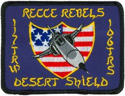 117th Tactical Reconnaissance Wing Operation DESERT SHIELD
Tim McGovern copy, probably never used by unit.
