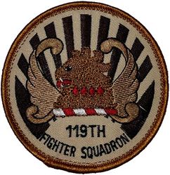 119th Fighter Squadron 
Donated by Lt. Col. Jim Gold
Keywords: desert