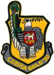 12th Fighter Squadron Exercise COBRA GOLD 1993
