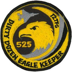 12th Aircraft Maintenance Unit F-15 Crew Chief Tail Number 78-0525
