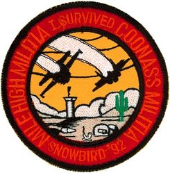 120th Fighter Squadron and 122d Fighter Squadron Operation SNOWBIRD 1992 
