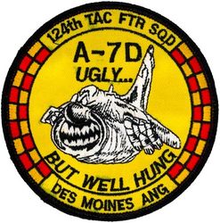 124th Tactical Fighter Squadron A-7D
