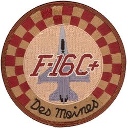 124th Fighter Squadron F-16C+ 
Keywords: desert