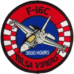 125th Fighter Squadron F-16C 3000 Hours
