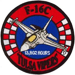 125th Fighter Squadron F-16C 13,802 Hours
