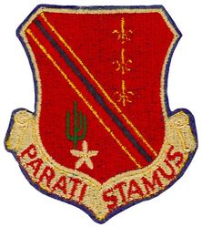 127th Fighter-Interceptor Group
Translation: PARATI STAMUS = We Stand Ready
 
