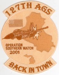 127th Aircraft Generation Squadron Operation SOUTHERN WATCH 2001
Keywords: desert