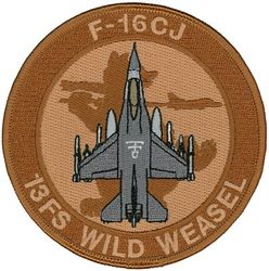 13th Fighter Squadron F-16 Wild Weasel
Keywords: desert