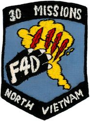 13th Tactical Fighter Squadron F-4D 30 Missions North Vietnam
