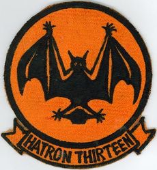 Heavy Attack Squadron 13 (VAH-13)  
Established as Heavy Attack Squadron THIRTEEN (VAH-13) "Bats" on 3 Jan 1961. Redesignated Reconnaissance Attack Squadron THIRTEEN (RVAH-13) on 1 Nov 1964. Disestablished on 30 Jun 1976.
Douglas A3D-2 Skywarrior, 1961-1964
North American RA-5C Vigilante, 1964-1976

