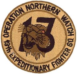 13th Expeditionary Fighter Squadron Operation NORTHERN WATCH
Keywords: desert