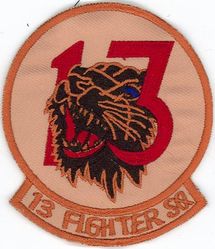 13th Fighter Squadron 
Keywords: desert