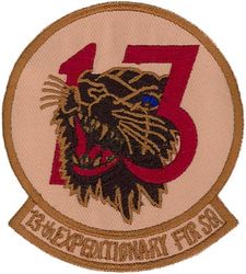13th Expeditionary Fighter Squadron 
Keywords: desert