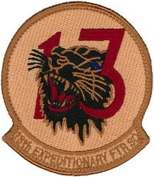 13th Expeditionary Fighter Squadron 
Keywords: desert