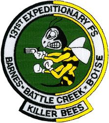 131st Expeditionary Fighter Squadron Operation ALLIED FORCE
The 131st Expeditionary Fighter Squadron was made from personnel and aircraft from the 104th Fighter Wing, 110th Fighter Wing & 124th Wing. All home stations started with the letter "B", thus "Killer Bees".
