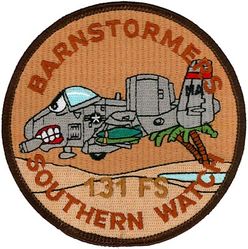 131st Fighter Squadron Operation SOUTHERN WATCH
Keywords: desert