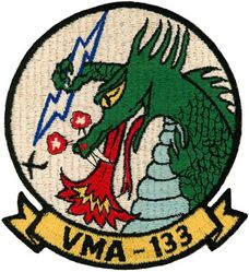 Marine Attack Squadron 133 (VMA-133) 
VMA-133 "Dragons"
1970s  1st Design
A-4 Skyhawk
