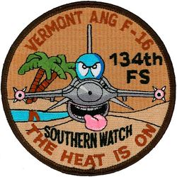 134th Fighter Squadron Operation SOUTHERN WATCH
Keywords: desert