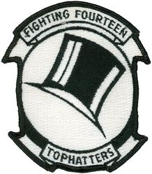 Fighter Squadron 14 (VF-14)
VF-14 "Tophatters"
1970's
McDonnell Douglas F-4B Phantom II 
Grumman F-14A Tomcat 
