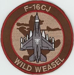 14th Fighter Squadron F-16CJ
Keywords: desert
