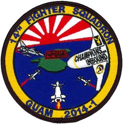14th Fighter Squadron Guam 2014
