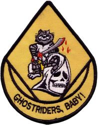 Fighter Squadron 142 (VF-142) F-14 Tomcat
VF-142 "Ghostriders" (Second VF-142) 
1974-1995
Established as VF-193 on 24 Aug 1948; VF-142 (2nd) on 15 Oct 1965-30 Apr 1995.  
Grumman F-14A/B Tomcat
