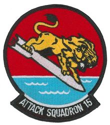Attack Squadron 15 (VA-15)
Established as Attack Squadron SIXTY SEVEN (VA67) on 1 Aug 1968.
Redesignated Attack Squadron FIFTEEN (VA-15) on 2 Jun 1969. Redesignated Strike Fighter Squadron FIFTEEN (VFA-15) on 1 Oct 1986-.
