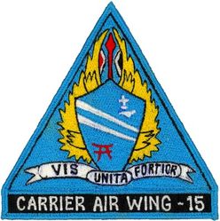 Carrier Air Wing 15 (CVW-15) 
Established as Carrier Air Group 15 (CAG-15) on 1 Sep 1943. Redesignated Carrier Air Wing 15 (CARAIRWING FIFTEEN) (CVW-15) on 1 Sep 1963. Disestablished on 31 Mar 1995.
