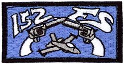152d Fighter Squadron Pencil Pocket Tab
