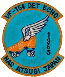 Fighter Squadron 154 (VF-154) Detachment Echo
Established as Reserve Fighter Bomber Squadron SEVEN ZERO EIGHT (VFB-718) on 1 Jul 1946. Redesignated Fighter Squadron SIX EIGHT A (VF-68A) on 15 Nov 1946; Reserve Fighter Squadron EIGHT THREE SEVEN (VF-837) “The Grand Slammers” in Aug 1948, called to active duty on 1 Feb 1951; Fighter Squadron ONE FIVE FOUR (VF-154) “Black Knights” on 4 Feb 1953; Strike Fighter Squadron ONE FIVE FOUR (VF-154) on 1 Oct 2003-.

Vought F8UA/D Crusader.


